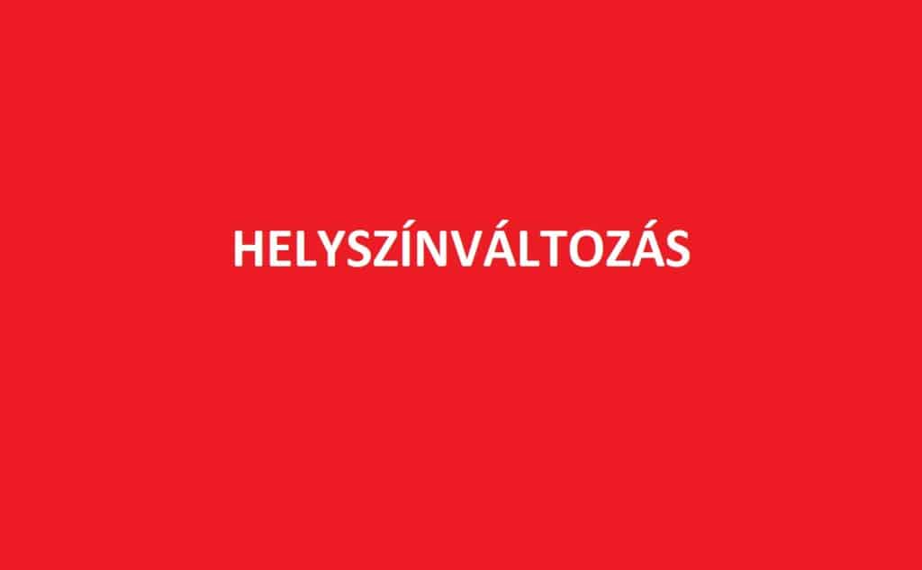 helyszínváltozás